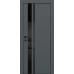 Дверь PX-16 черная кромка с 4-х ст. Графит